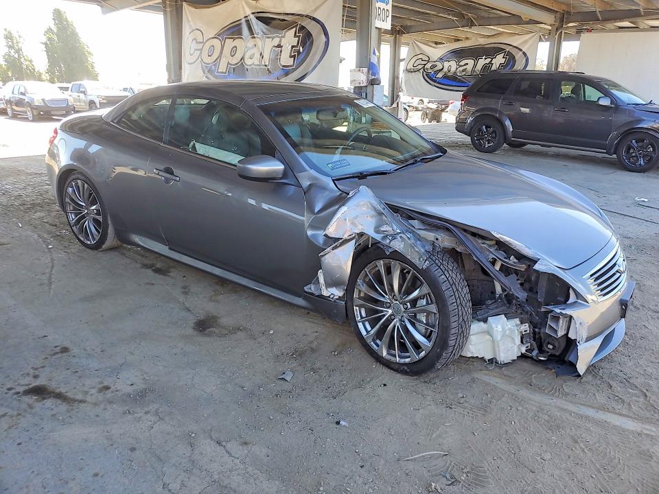 2011 Infiniti G VIN JN1CV6FE1BM950855 COPART salvage auction — UNDERCARRIAGE, Ca - Dis/Dlr/Exp Only Clean Title, sold $1,400 on 2026-07-16 (photo 4)