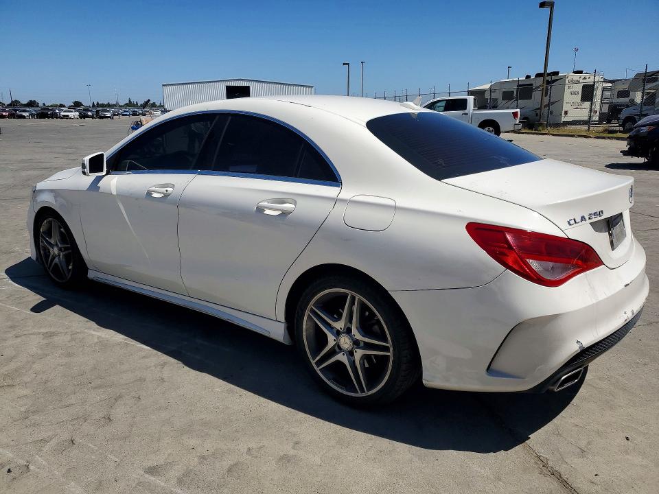 2014 Mercedes-benz Cla-klasse VIN WDDSJ4EB6EN109375 COPART salvage auction — FRONT END, Ca - Salvage Certificate, sold $1,300 on 2026-07-27 (photo 2)