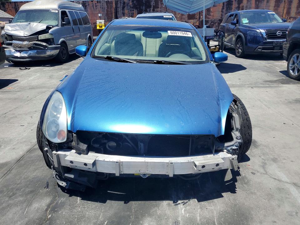 2003 Infiniti G35 VIN JNKCV54E33M205082 COPART salvage auction — FRONT END, CA - SALVAGE CERTIFICATE, sold $800 on 2026-07-22 (photo 5)