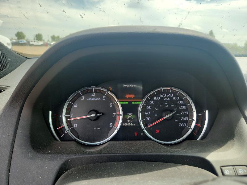 2020 Acura Tlx VIN 19UUB3F81LA800140 COPART salvage auction — FRONT END, AB - BOS - SALVAGE, sold $7,900 on 2026-07-28 (photo 9)