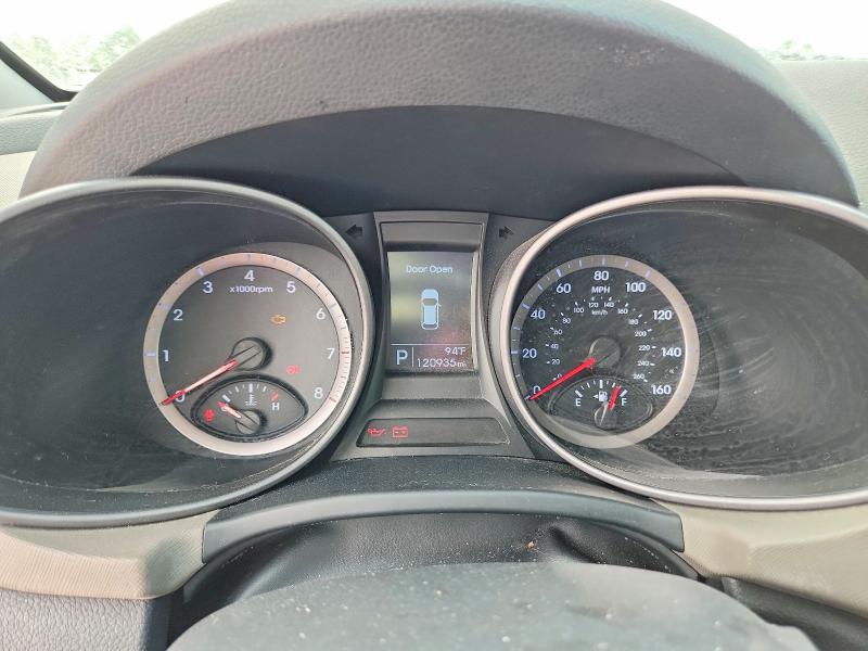 2013 Hyundai Santa fe VIN 5XYZT3LB6DG023179 COPART salvage auction — MECHANICAL, Tx - Certificate Of Title, sold $675 on 2026-07-28 (photo 9)
