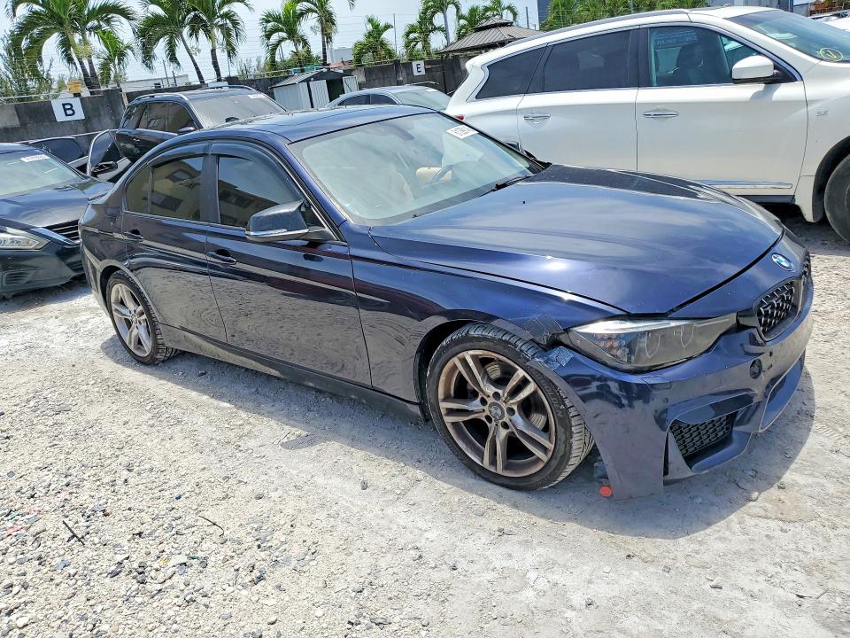 2016 BMW 3er VIN WBA8E5G59GNU19221 COPART salvage auction — FRONT END, Fl - Cert Of Title-Rebuilt (P), sold $1,250 on 2026-08-04 (photo 4)