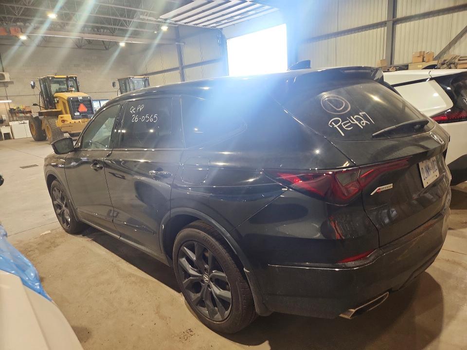2024 Acura Mdx VIN 5J8YE1H06RL801298 COPART salvage auction — VANDALISM, ON - PERMIT NO BRAND - UNFIT, sold $27,250 on 2026-09-22 (photo 2)