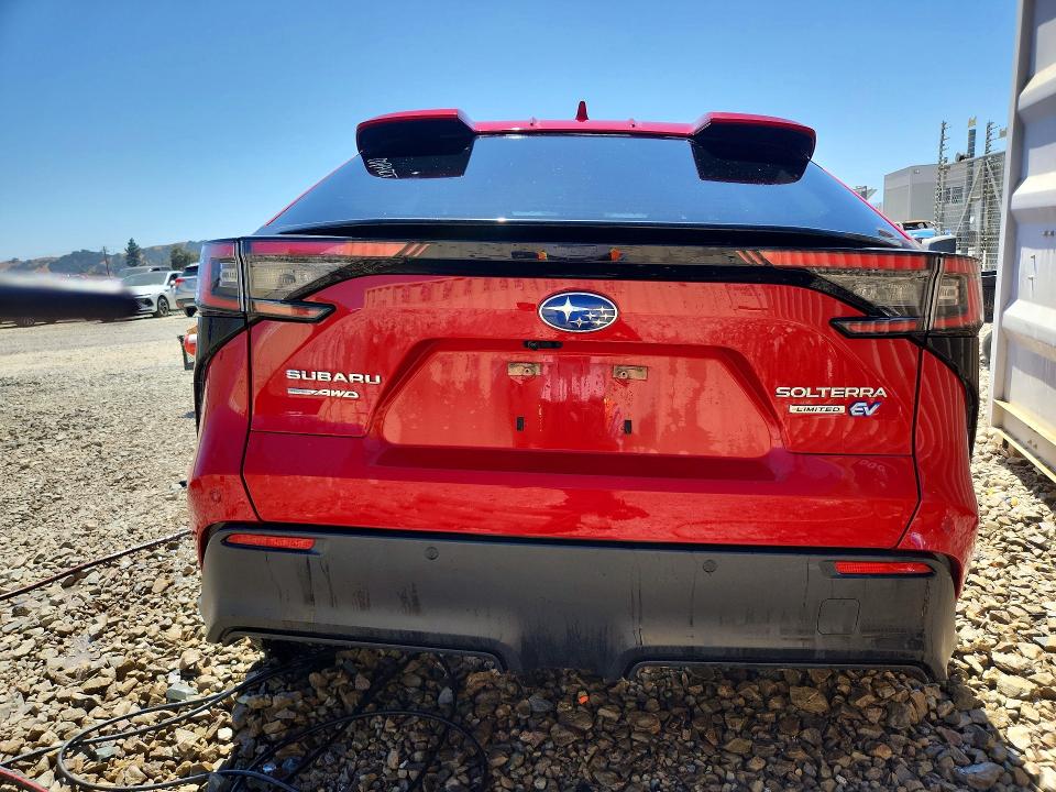 2023 Subaru Solterra VIN JTMABABA4PA032495 COPART salvage auction — FRONT END, CA - NON-REPAIRABLE VEHICLE CERT, sold $9,000 on 2026-08-10 (photo 6)