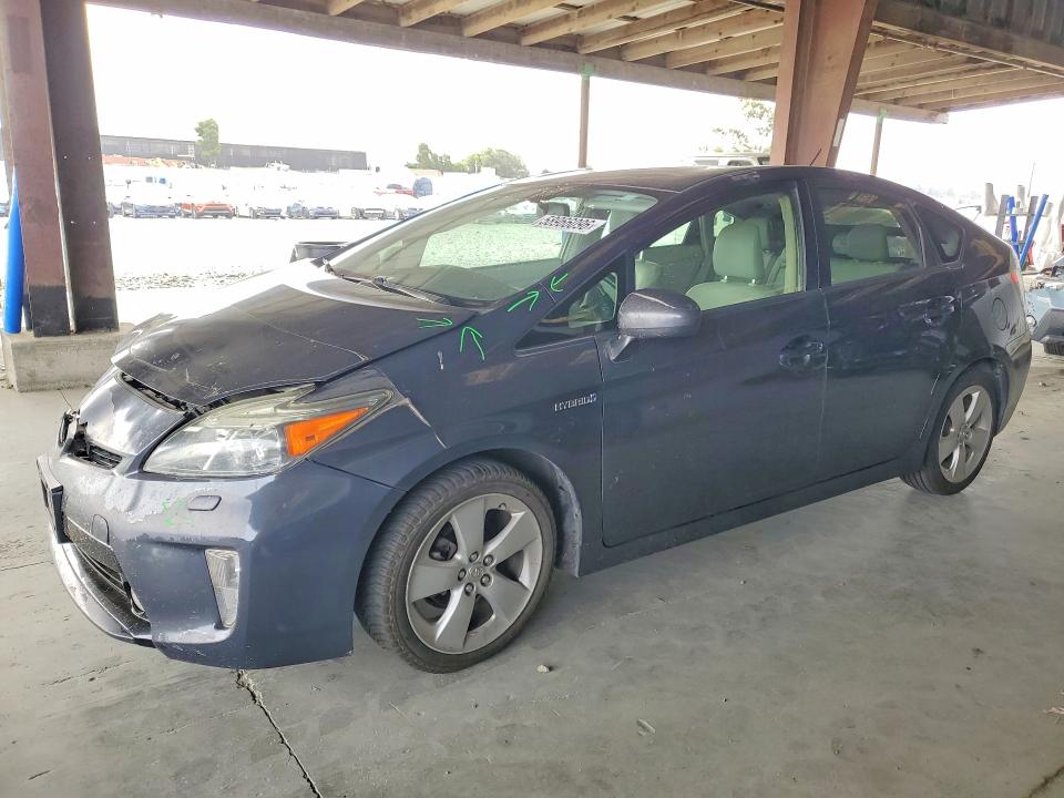 2014 Toyota Prius VIN JTDKN3DU8E1792019 COPART salvage auction — FRONT END, Ca - Salvage Certificate, sold $2,350 on 2026-07-16 (photo 1)