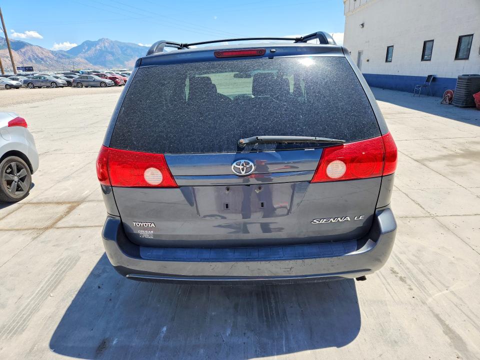 2010 Toyota Sienna VIN 5TDKK4CC3AS323280 COPART salvage auction — FRONT END, UT - CERTIFICATE OF TITLE, sold $400 on 2026-07-28 (photo 6)