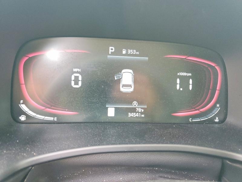 2025 Kia Soul VIN KNDJ23AU7S7262738 COPART salvage auction — FRONT END, Vt - Certificate Of Title, sold $9,600 on 2026-07-22 (photo 9)