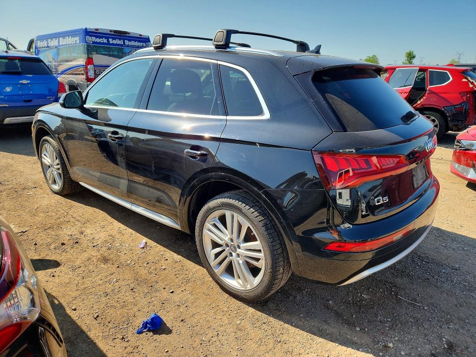 2018 Audi Q5 VIN WA1BNAFYXJ2148394 COPART salvage auction — FRONT END, Il - Salvage Certificate, sold $4,350 on 2026-07-30 (photo 2)
