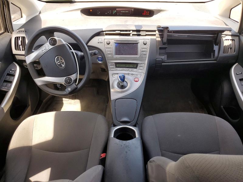 2013 Toyota Prius VIN JTDKN3DU4D5627267 COPART salvage auction — VANDALISM, Ca - Dis/Dlr/Exp App For Dup Clean, sold $875 on 2026-07-31 (photo 8)