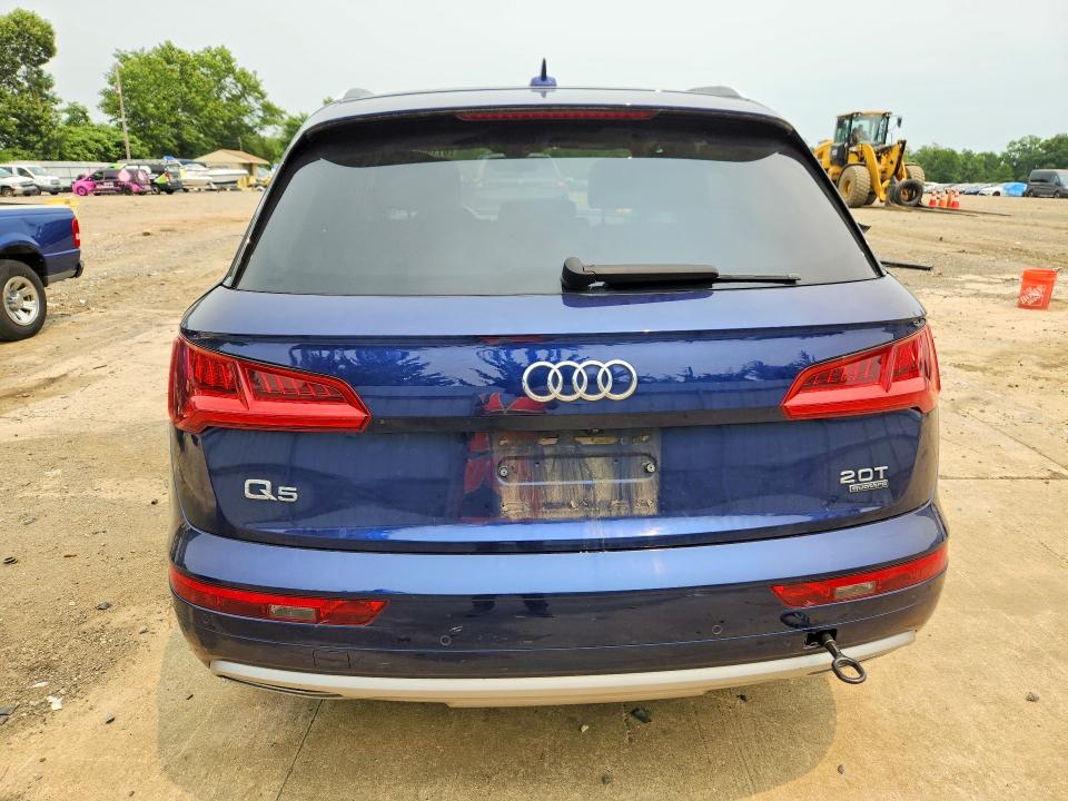 2018 Audi Q5 VIN WA1BNAFY4J2008194 COPART salvage auction — MINOR DENT/SCRATCHES, Nj - Cert Of Title-Salvage, sold $7,500 on 2026-07-20 (photo 6)