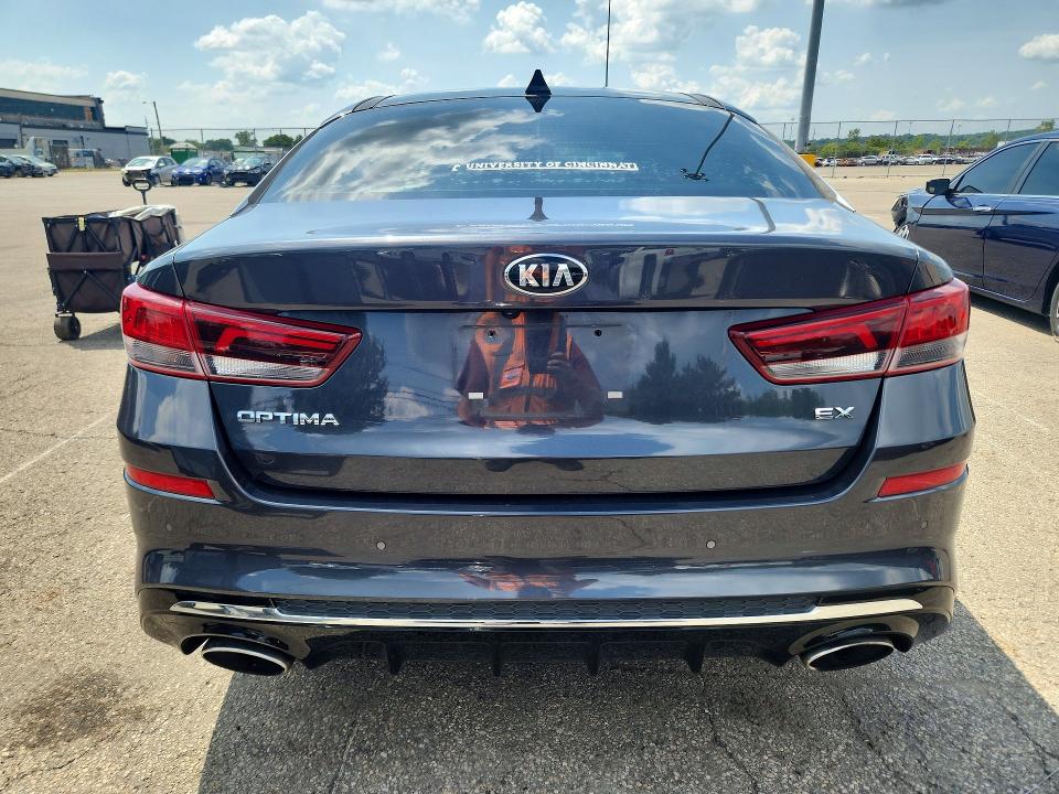 2019 Kia Optima VIN 5XXGU4L13KG309333 COPART salvage auction — MECHANICAL, OH - CERTIFICATE OF TITLE, sold $2,300 on 2026-07-22 (photo 6)