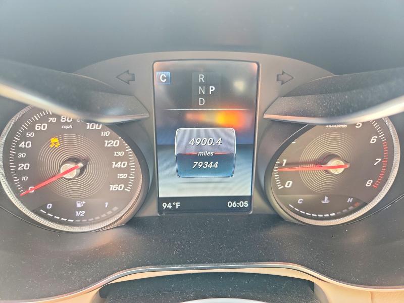 2018 Mercedes-benz C class VIN WDDWF4KB2JR409201 COPART salvage auction — SIDE, TX - SALVAGE VEHICLE TITLE (P), sold $6,800 on 2026-07-17 (photo 9)