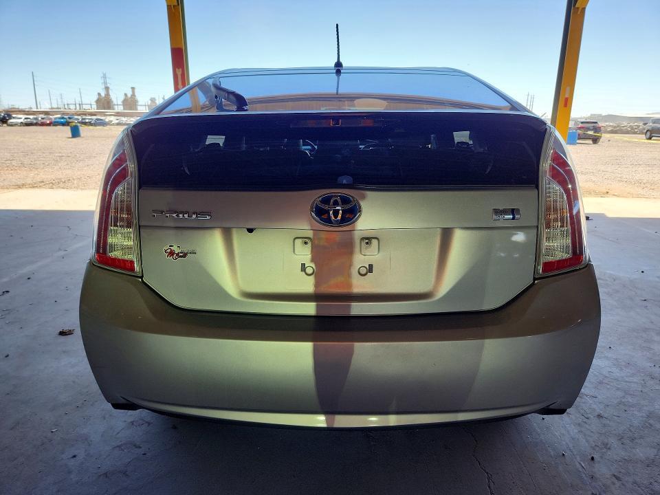 2014 Toyota Prius VIN JTDKN3DUXE0358609 COPART salvage auction — FRONT END, Az - Cert Of Title - Salvage, sold $950 on 2026-07-15 (photo 6)