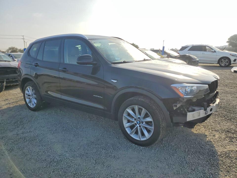 2016 BMW X3 VIN 5UXWY3C53G0N88190 COPART salvage auction — FRONT END, Ca - Salvage Certificate, sold $4,100 on 2026-07-24 (photo 4)