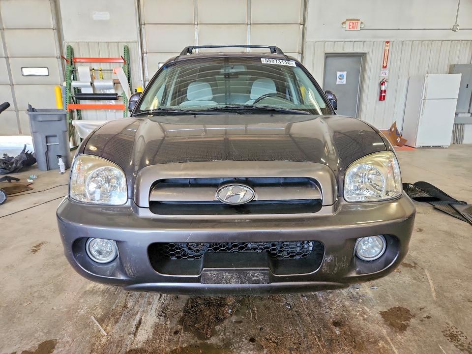 2006 Hyundai Santa fe VIN KM8SC13D66U038768 COPART salvage auction — REAR END, Mo - Salvage Certificate Of Title, sold $70 on 2026-07-28 (photo 5)