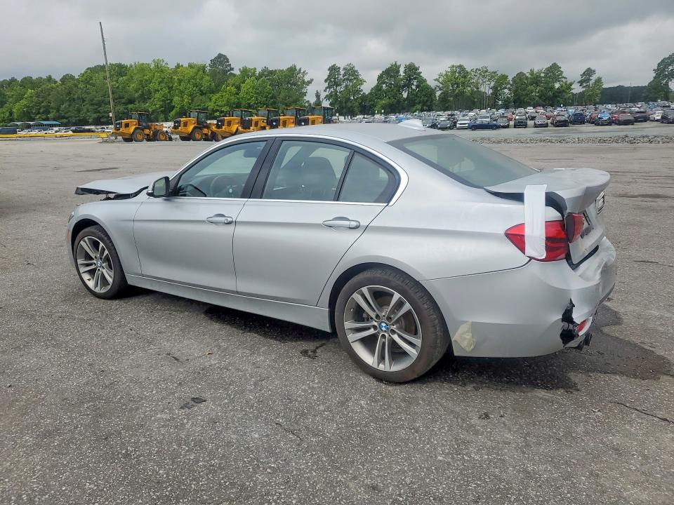 2017 BMW 3er VIN WBA8B9G38HNU54624 COPART salvage auction — FRONT END, Nc - Dealer Only Salvage Title, sold $2,500 on 2026-07-28 (photo 2)