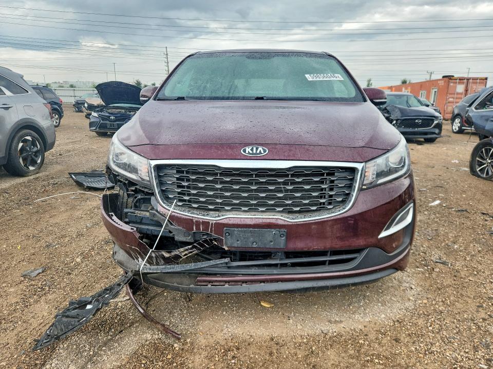 2019 Kia SEDONA VIN KNDMB5C16K6541308 COPART salvage auction — FRONT END, Il - Salvage Certificate, sold $250 on 2026-07-30 (photo 5)