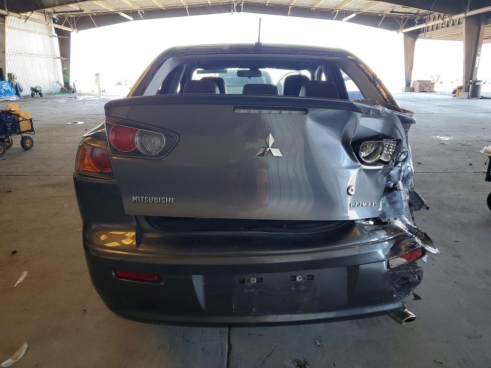 2011 Mitsubishi Lancer VIN JA32U8FW4BU016932 COPART salvage auction — REAR END, CA - SALVAGE CERTIFICATE, sold $250 on 2026-07-20 (photo 6)