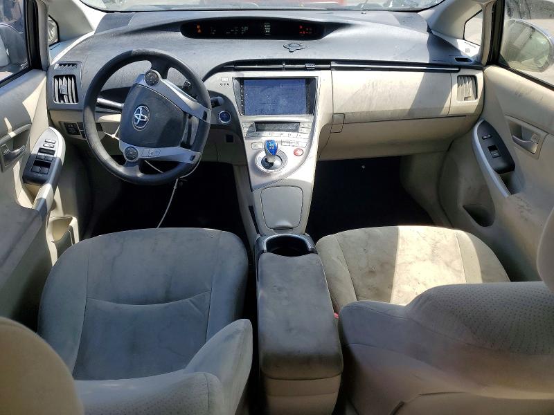 2012 Toyota Prius VIN JTDKN3DU6C1582452 COPART salvage auction — FRONT END, Ca - Salvage Certificate, sold $200 on 2026-07-24 (photo 8)