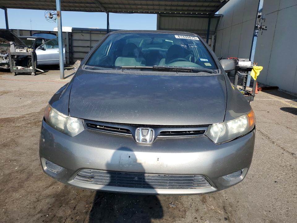 2006 Honda Civic VIN 2HGFG12856H543316 COPART salvage auction — FRONT END, Tx - Salvage Vehicle Title, sold $800 on 2026-07-31 (photo 5)