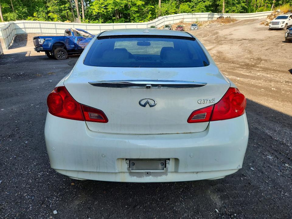 2011 Infiniti G37 VIN JN1CV6AR6BM350813 COPART salvage auction — FRONT END, Vt - Certificate Of Title, sold $750 on 2026-07-13 (photo 6)