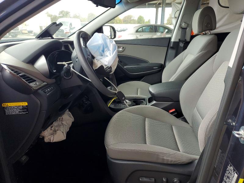 2017 Hyundai Santa fe VIN KM8SM4HF8HU234593 COPART salvage auction — FRONT END, Ca - Salvage Certificate, sold $15 on 2026-07-30 (photo 7)