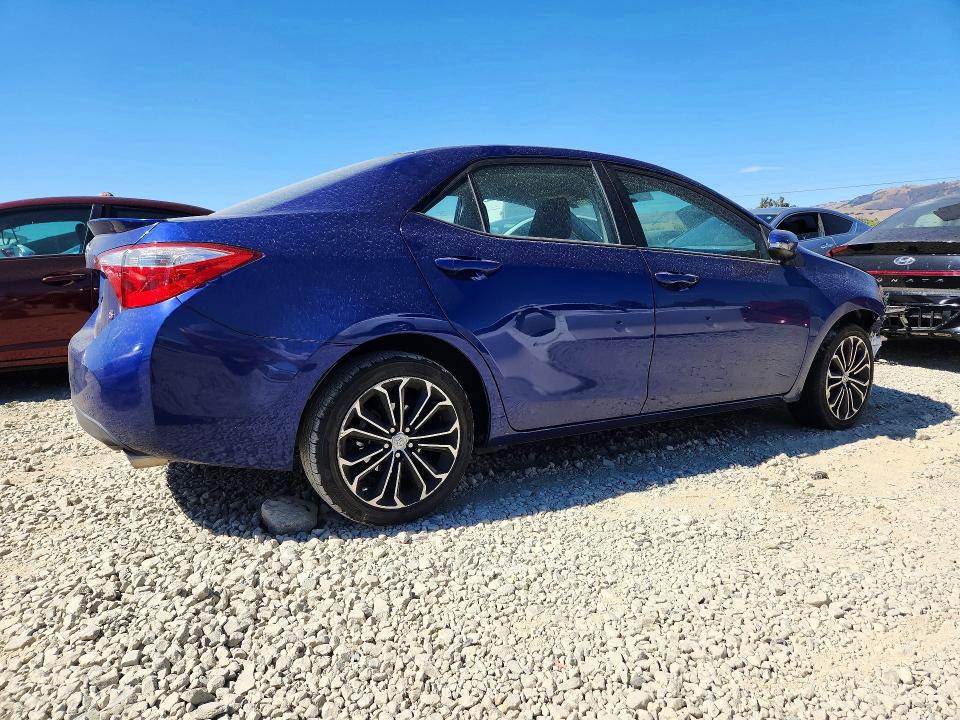 2015 Toyota Corolla VIN 5YFBURHE8FP190582 COPART salvage auction — FRONT END, Ca - Salvage Certificate, sold $100 on 2026-07-28 (photo 3)