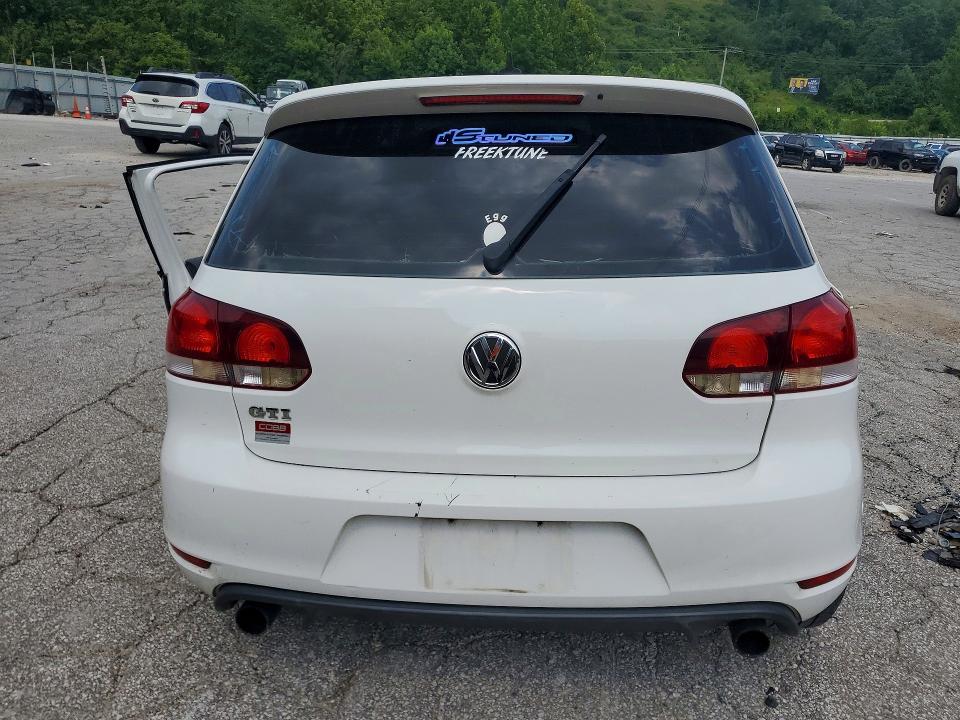 2011 Volkswagen Gti VIN WVWFV7AJXBW214943 COPART salvage auction — ALL OVER, Wv - Salvage Certificate, sold $250 on 2026-08-06 (photo 6)