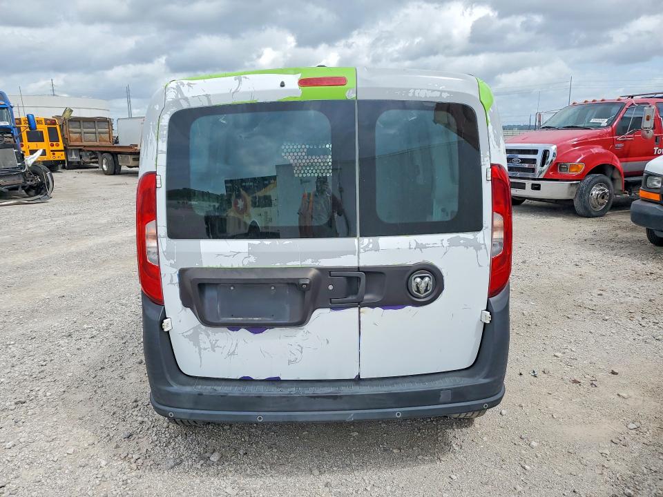 2017 Ram Promaster city VIN ZFBERFAB3H6E68866 COPART salvage auction — MINOR DENT/SCRATCHES, OK - CERTIFICATE OF TITLE, sold $90 on 2026-07-21 (photo 6)