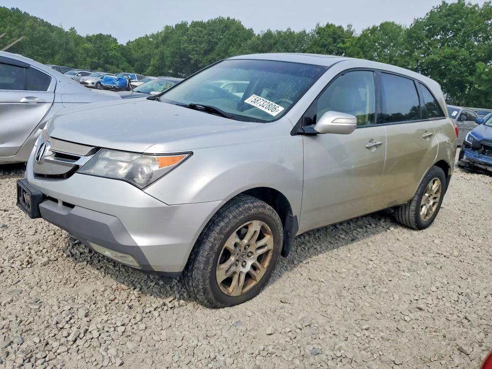 2009 Acura Mdx VIN 2HNYD286X9H522214 COPART salvage auction — FRONT END, Ma - Cert Of Title-Reconstrctd Coll, sold $125 on 2026-07-30 (photo 1)