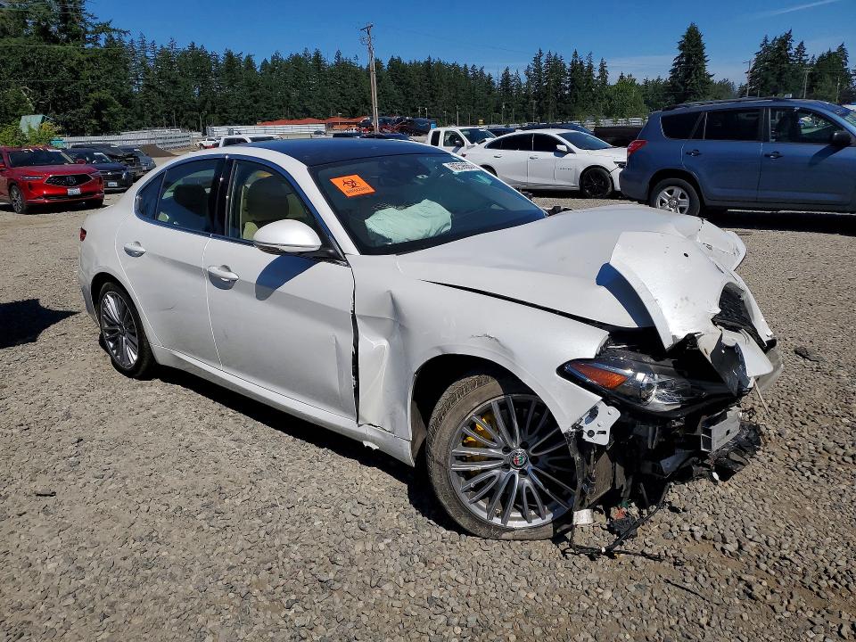 2021 Alfa romeo Giulia VIN ZARFAMBN8M7648051 COPART salvage auction — FRONT END, Wa - Bill Of Sale, sold $200 on 2026-08-07 (photo 4)