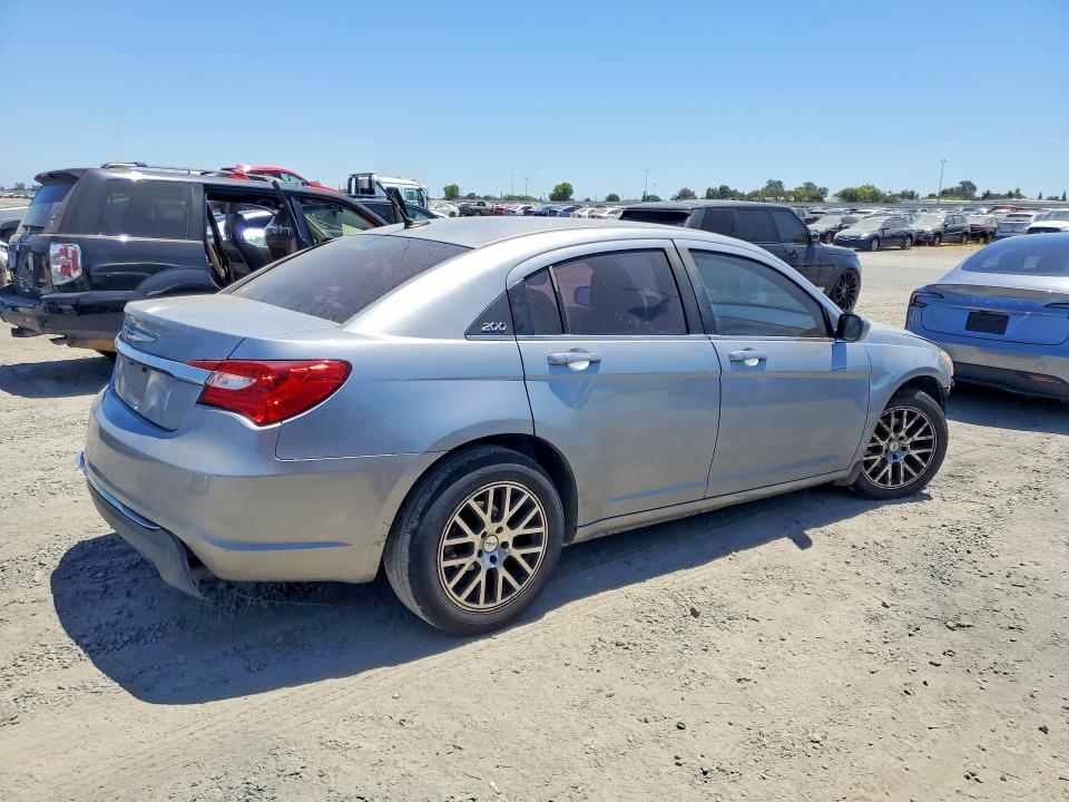 2014 Chrysler 200 VIN 1C3CCBBGXEN105735 COPART salvage auction — FRONT END, Ca - Salvage Certificate, sold $825 on 2026-07-16 (photo 3)