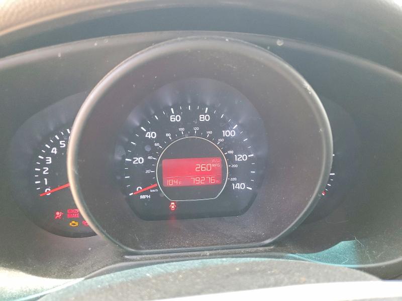 2016 Kia Soul VIN KNDJN2A24G7323325 COPART salvage auction — FRONT END, Tx - Salvage Vehicle Title, sold $875 on 2026-07-23 (photo 9)