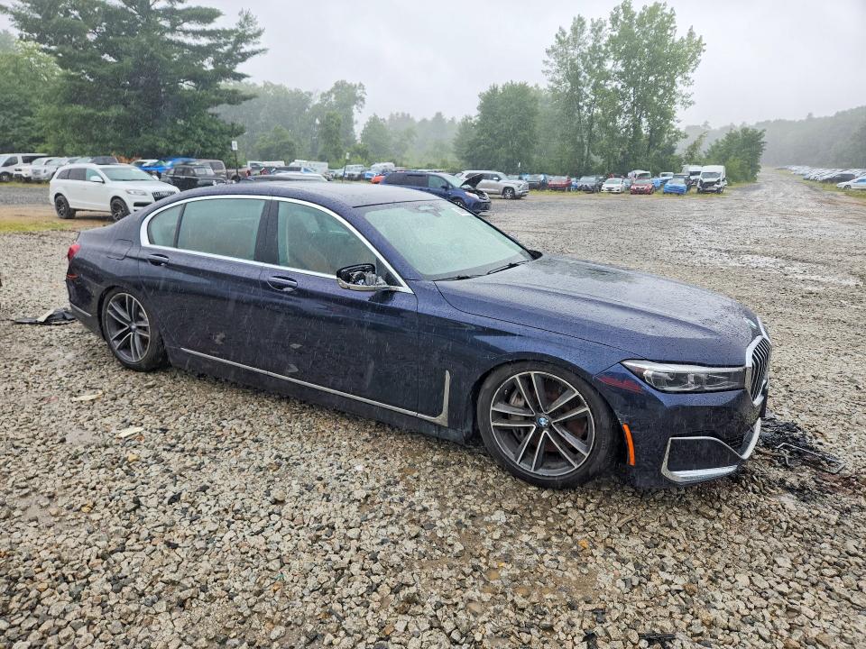2020 BMW 7er VIN WBA7U2C09LBM62153 COPART salvage auction — MINOR DENT/SCRATCHES, Wv - Certificate Of Title (P), sold $15,700 on 2026-08-18 (photo 4)