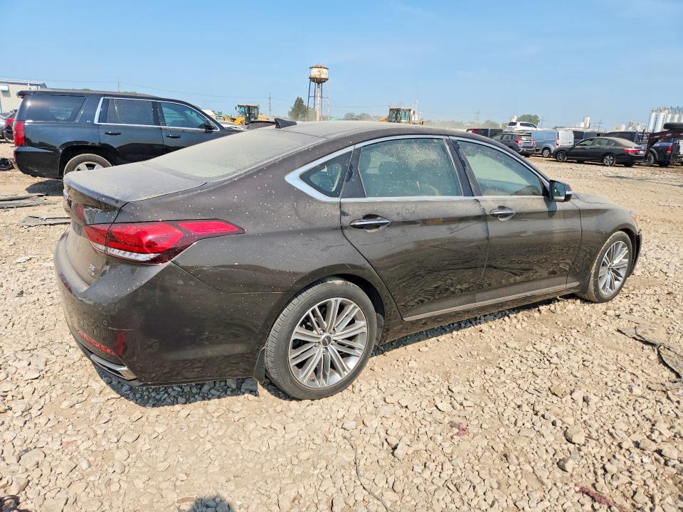 2019 Genesis G80 VIN KMTFN4JE1KU325167 COPART salvage auction — SIDE, Il - Salvage Certificate, sold $7,300 on 2026-09-04 (photo 3)