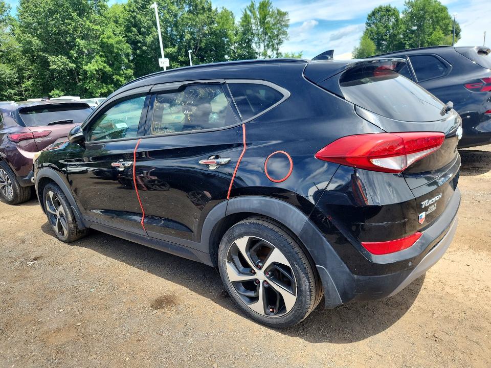 2016 Hyundai Tucson VIN KM8J3CA26GU168656 COPART salvage auction — MINOR DENT/SCRATCHES, MA - CERTIFICATE OF TITLE (P), sold $1,250 on 2026-07-16 (photo 2)