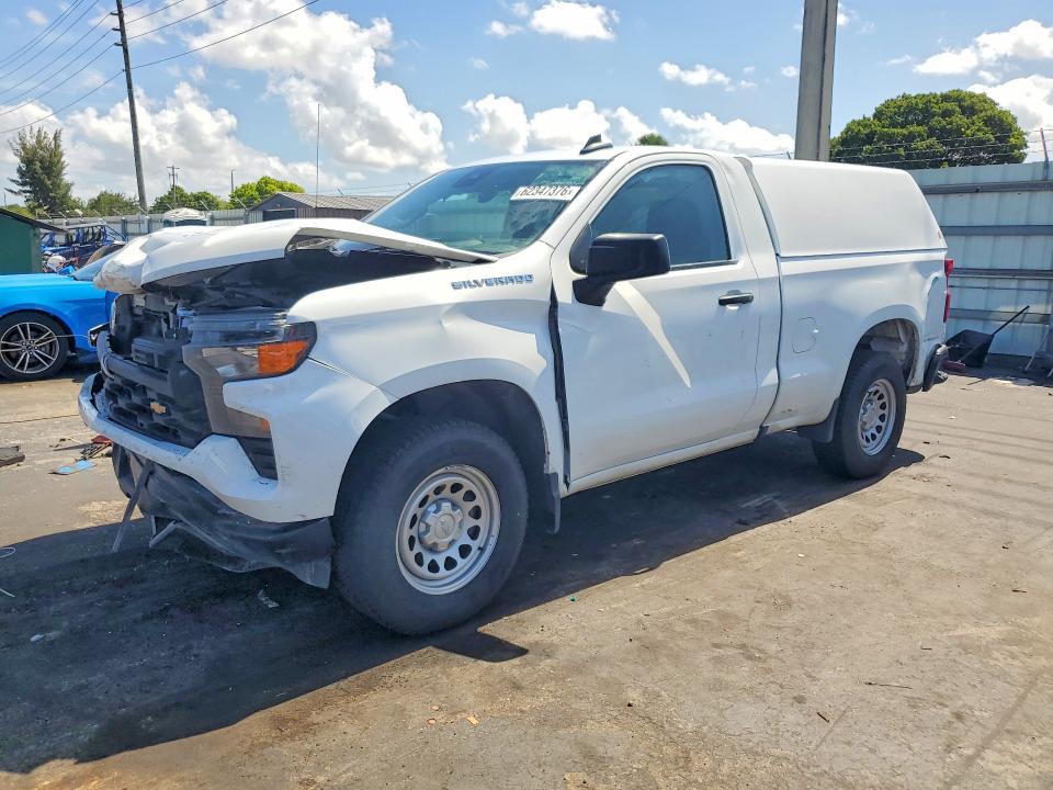 2023 Chevrolet Silverado VIN 3GCNAAEK9PG343270 COPART salvage auction — FRONT END, WA - VEHICLE CERT OF OWNERSHIP-TITL, sold $3,500 on 2026-07-27 (photo 1)
