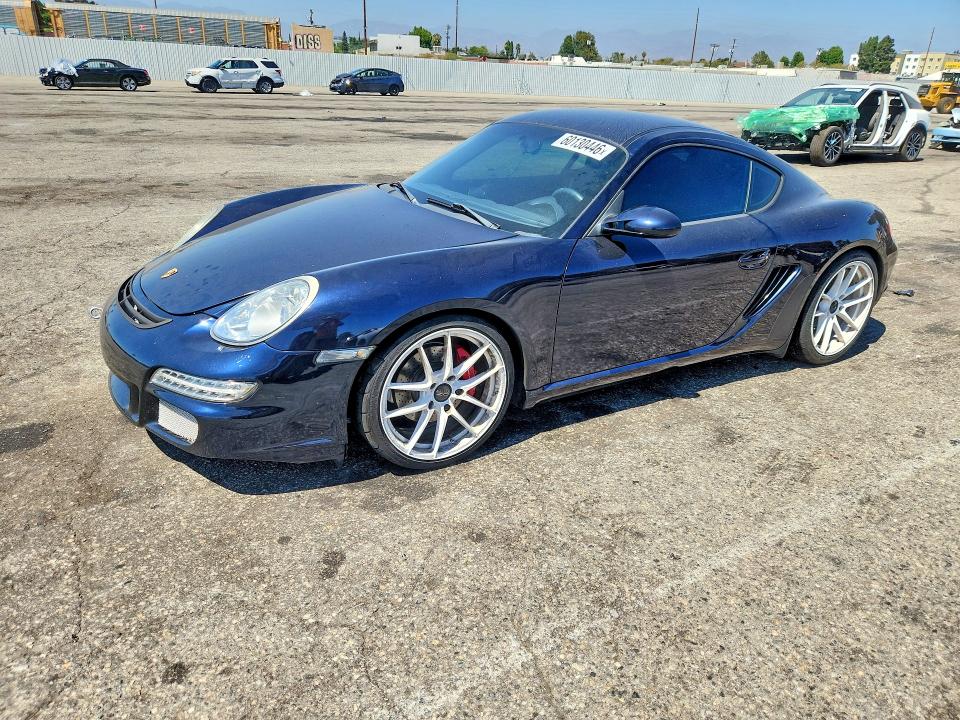 2007 Porsche Cayman VIN WP0AB29887U780979 COPART salvage auction — MINOR DENT/SCRATCHES, CA - DIS/DLR/EXP ONLY CLEAN TITLE, sold $1,600 on 2026-07-24 (photo 1)