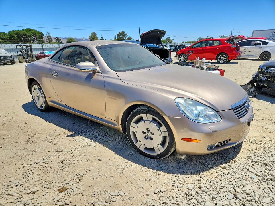 2002 Lexus Sc VIN JTHFN48Y920005924 COPART salvage auction — MINOR DENT/SCRATCHES, Ca - Certificate Of Title, sold $375 on 2026-07-21 (photo 4)