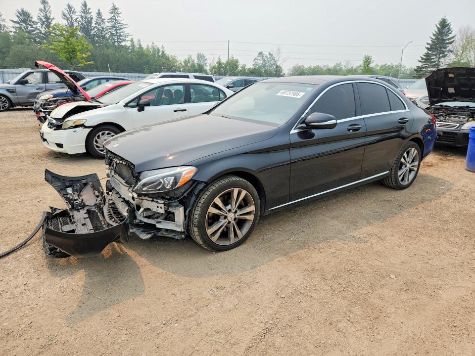 2015 Mercedes-benz C class VIN 55SWF4KB7FU000763 — COPART salvage auction photo