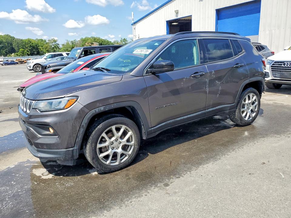 2022 Jeep Compass VIN 3C4NJDFB1NT153063 COPART salvage auction — REAR END, Pa - Certificate Of Salvage, sold $6,400 on 2026-08-28 (photo 1)