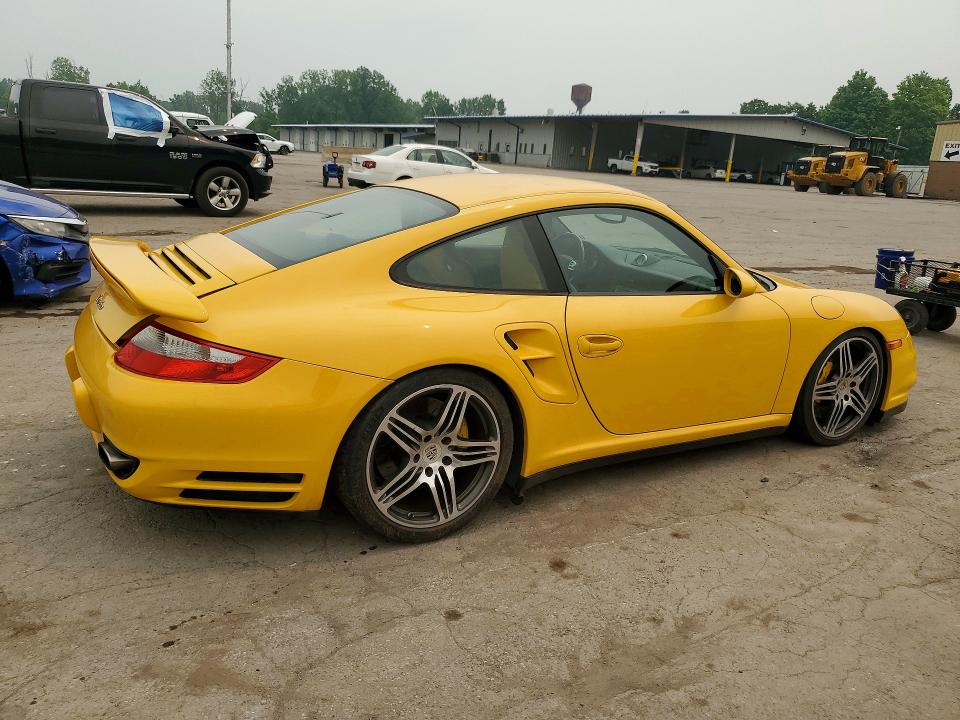 2007 Porsche 911 VIN WP0AD29987S783735 COPART salvage auction — WATER/FLOOD, NJ - CERT OF TITLE-SALVAGE FLOOD, sold $71,000 on 2026-07-23 (photo 3)
