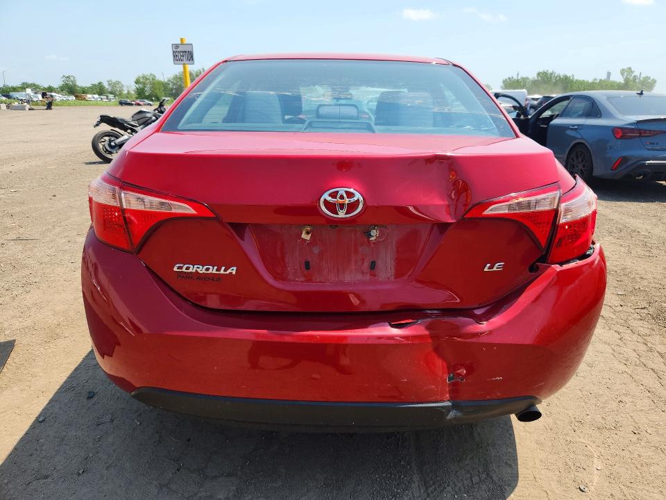2019 Toyota Corolla VIN 2T1BURHE6KC240082 COPART salvage auction — REAR END, Salvage Title, sold $200 on 2026-07-28 (photo 6)