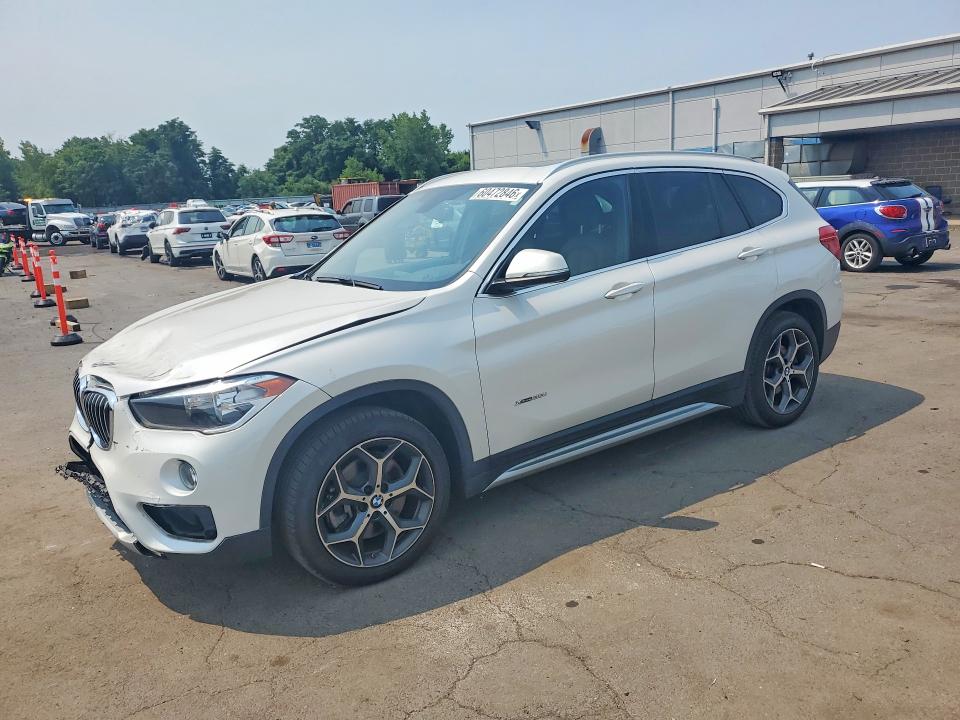 2018 BMW X1 VIN WBXHT3C37J5L26659 COPART salvage auction — FRONT END, CT - CERT OF TITLE-SALVAGE, sold $5,300 on 2026-07-17 (photo 1)