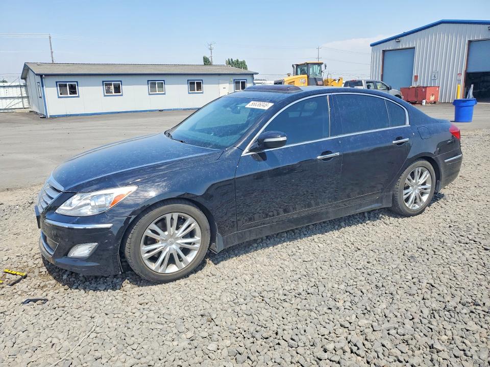 2013 Hyundai Genesis VIN KMHGC4DD8DU247609 COPART salvage auction — FRONT END, WA - BILL OF SALE, sold $600 on 2026-07-29 (photo 1)