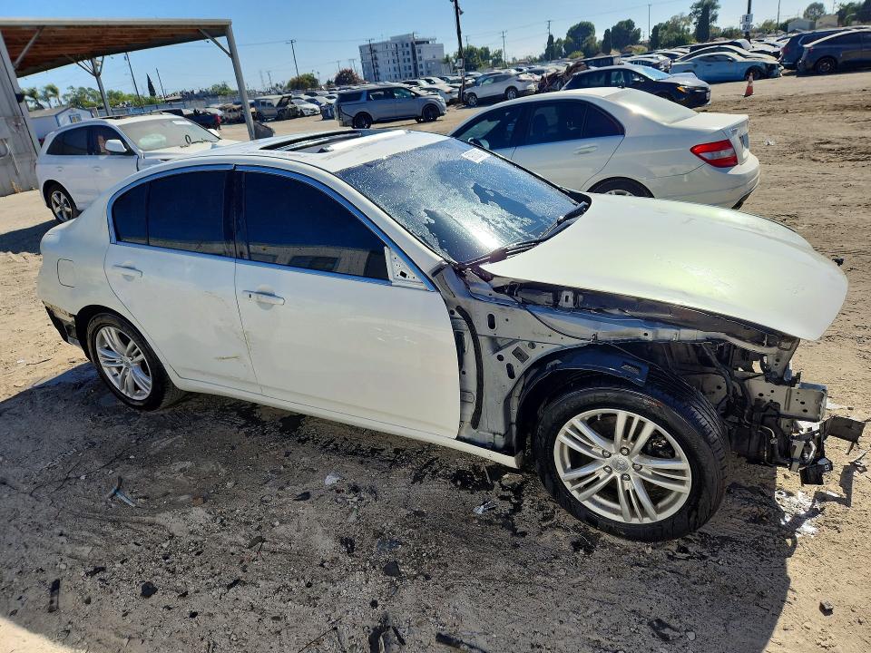 2011 Infiniti G37 VIN JN1CV6AP0BM305526 COPART salvage auction — STRIPPED, CA - DLR/DIS/EXP ONLY SALVAGE TITLE, sold $200 on 2026-07-13 (photo 4)