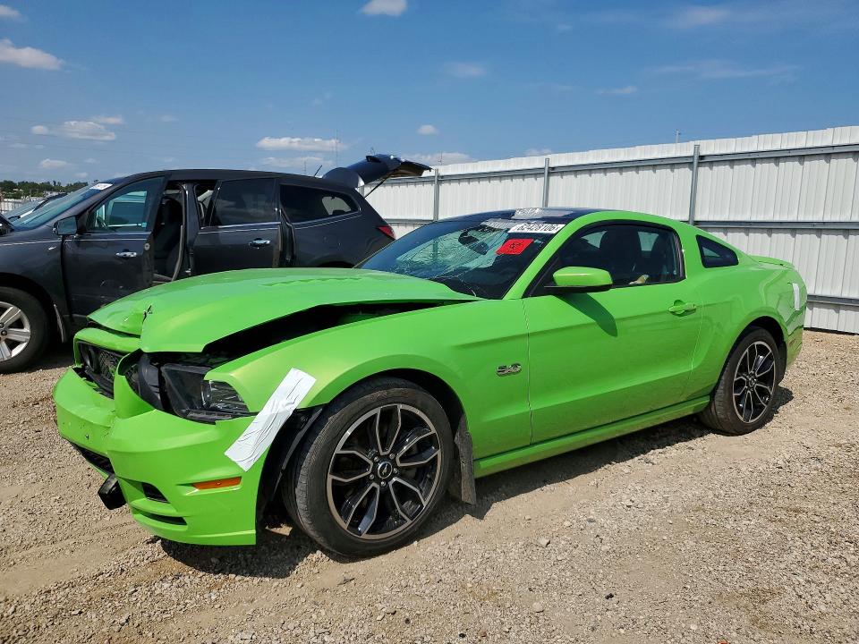 2014 Ford Mustang VIN 1ZVBP8CF8E5245932 COPART salvage auction — FRONT END, Ia - Cert Of Title-Salvage Title, sold $7,100 on 2026-08-19 (photo 1)