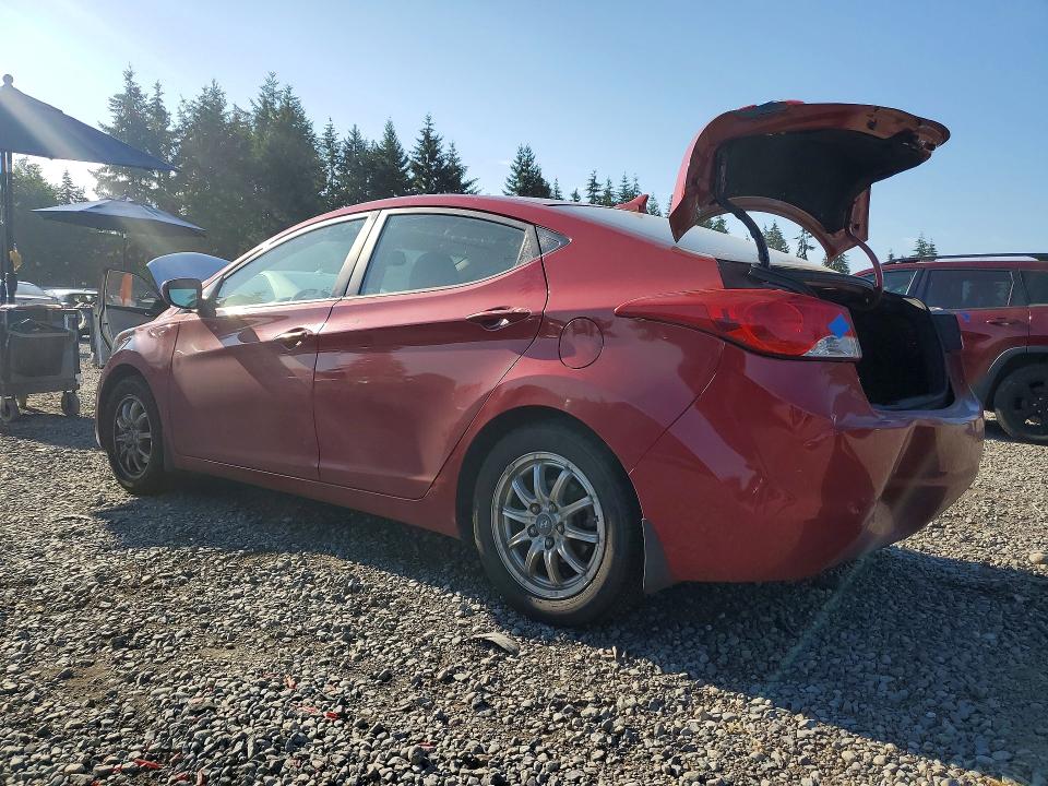 2013 Hyundai Elantra VIN KMHDH4AE9DU638317 COPART salvage auction — REAR END, Wa - Bill Of Sale, sold $875 on 2026-07-31 (photo 2)