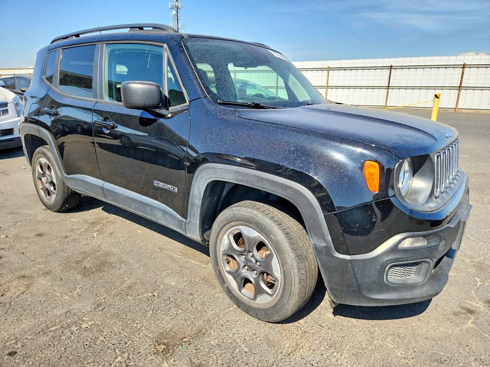 2018 Jeep Renegade VIN ZACCJBAB9JPH42849 COPART salvage auction — REAR END, Ca - Dis/Dlr/Exp Only Clean Title, sold $325 on 2026-08-06 (photo 4)