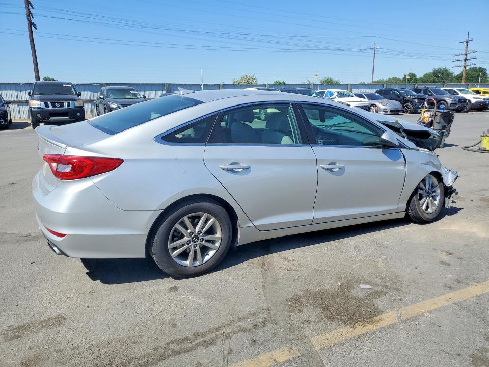 2015 Hyundai Sonata VIN 5NPE24AF5FH004664 COPART salvage auction — FRONT END, Id - Salvage Certificate Of Title, sold $90 on 2026-08-20 (photo 3)